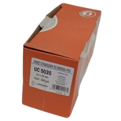 Wkręt utwardzony do drewna 5.0x35mm - 500 szt.